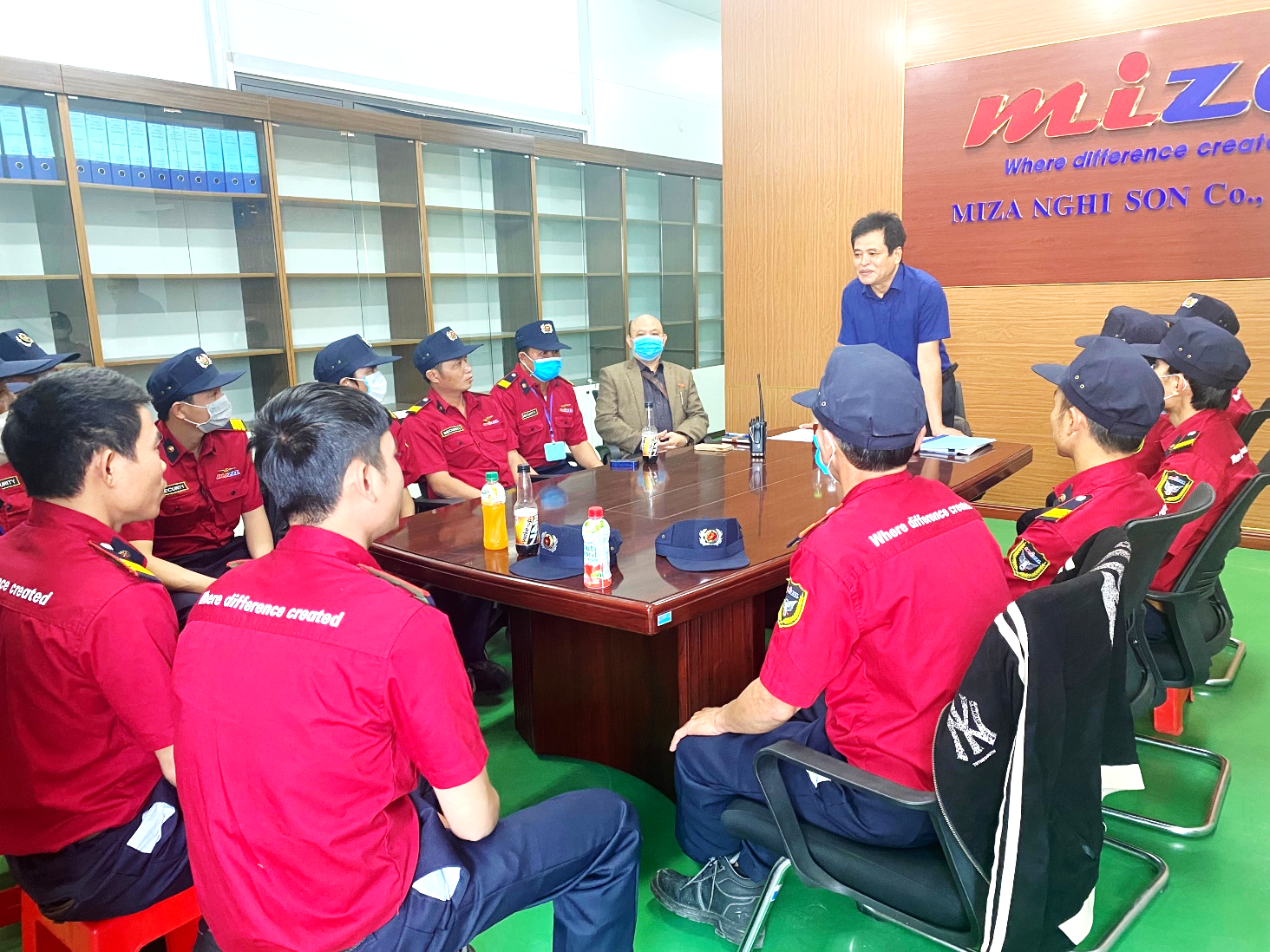 ĐÀO TẠO NGHIỆP VỤ BẢO VỆ CÔNG TY MIZA NGHI SƠN